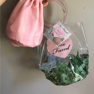 Too Faced Beach Vinyl Tote bag